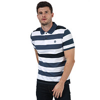 Timberland 添柏岚 Mens Stripe Polo Shirt