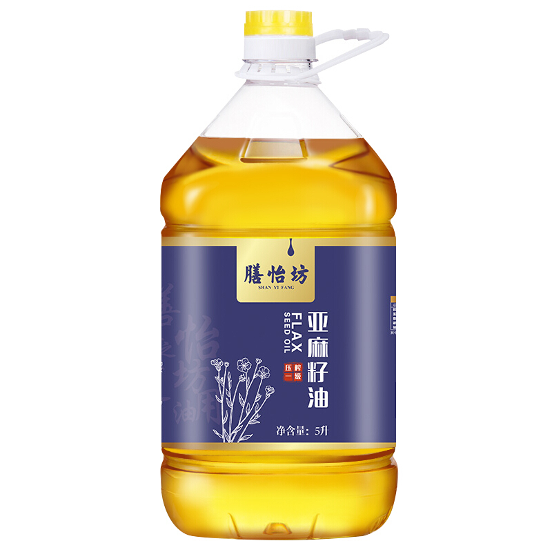 SHANYIFANG 膳怡坊 压榨一级 亚麻籽油 5L