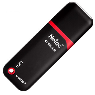 Netac 朗科 U903 USB 3.0 加密U盘 黑色 256GB USB