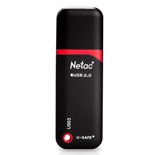 Netac 朗科 U903 USB 3.0 加密U盘 黑色 256GB USB