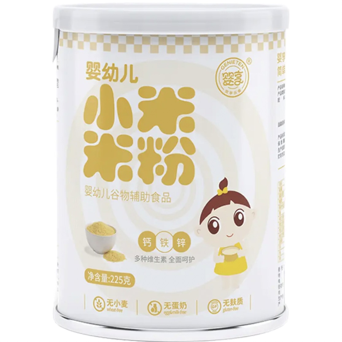 GENIETEN 婴享 小米米粉 1段 原味 225g