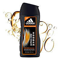 PLUS会员：adidas 阿迪达斯 男士多效动能水润去屑洗发水 220ml