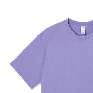 BFDQJS 邦乔仕 男女款圆领短袖T恤 元气满满款 香芋紫 XL