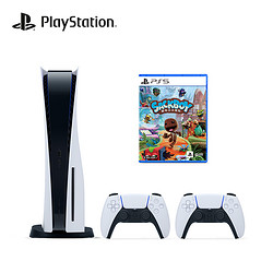 SONY 索尼 国行 PS5 PlayStation5光驱版主机&手柄&麻布仔套装