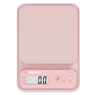 CHIGO 志高 电子秤 淡粉色 5kg/0.5g带背光