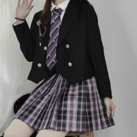 放學後的制服馆 星宇中 JK制服 西式制服 女士西服外套 黑色