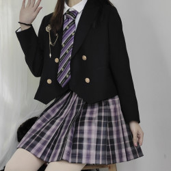 放學後的制服馆 星宇中 JK制服 西式制服 女士西服外套 黑色