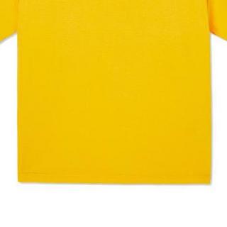 BFDQJS 邦乔仕 男女款圆领短袖T恤 元气满满款 黄色 S