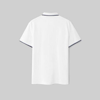 HLA 海澜之家 三国系列 男士短袖POLO衫 HNTPJ2D701A 漂白 XL