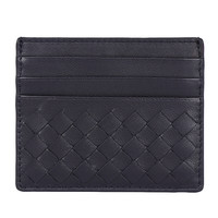 BOTTEGA VENETA 葆蝶家 女士羊皮编织卡包 162150V001N
