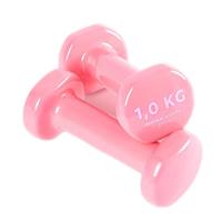 DECATHLON 迪卡侬 Halteres Pvc 哑铃 粉色 1kg*2