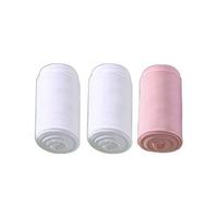 Nan ji ren 南极人 JH-1808010205 女童舞蹈袜 经典款 2条装 白色+1条装 粉色 S码