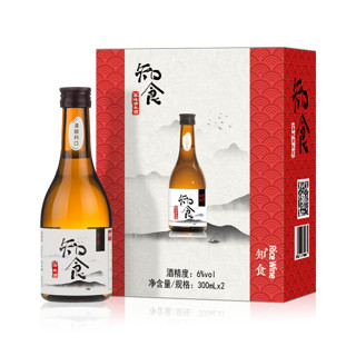 知食清米酒300ml*2瓶 低度微醺酒甜酒糯米酒6度国产佐餐清酒孝感米酒