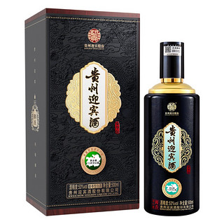 YINGBIN 迎宾 贵州迎宾酒 豪华版 53%vol 酱香型白酒 500ml*6瓶 整箱装