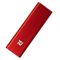 THU 移动固态硬盘 128g/256g/512g PSSD USB3.1 Type-c高速小巧便携 红色 512G