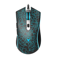 RAPOO 雷柏 V29 烈焰版 有线鼠标 3000DPI RGB 黑色