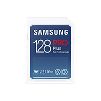 SAMSUNG 三星 Pro Plus MB-SD128K/CN SD存储卡 128GB（UHS-I、V30、U3）
