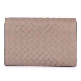 BOTTEGA VENETA 葆蝶家 女士羊皮编织钱包 513940V001N2304 石灰色