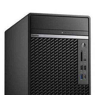 DELL 戴尔 OptiPlex 7080 MT 十代酷睿版 商务台式机 黑色 (酷睿i9-10900K、P2200 5G、32GB、2TB SSD、风冷)