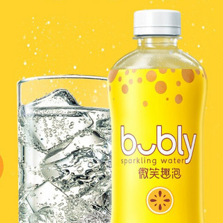 pepsi 百事 bubly微笑趣泡 汽泡水 百香果味 450ml*12瓶