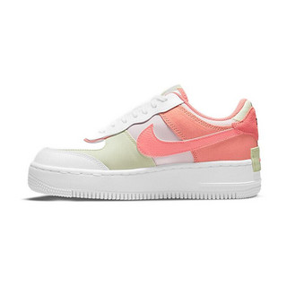 NIKE 耐克 Air Force 1 Shadow 女子休闲运动鞋 CI0919-110 粉色/白色/绿色 38