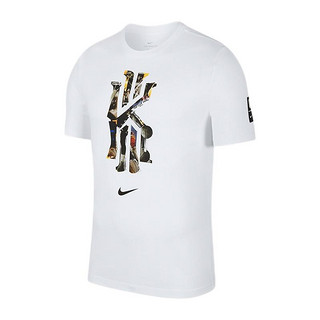 NIKE 耐克 DRI-FIT KYRIE 男子运动T恤 AT1208-100 白色 XXL