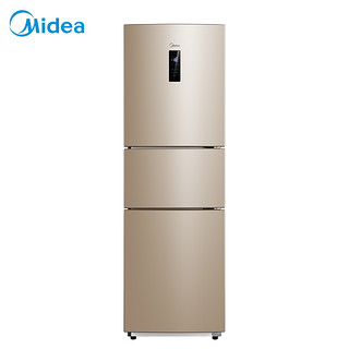 Midea 美的 冰箱258升 智能操控 风冷无霜 大冷冻力变频三门电冰箱智能家电BCD-258WTPZM(E)