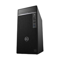 DELL 戴尔 OptiPlex 7080 MT 十代酷睿版 商务台式机 黑色 (酷睿i3-10100、核芯显卡、8GB、128GB SSD+1TB HDD、风冷)