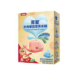 贝因美 菁爱系列 营养米糊 4段 牛肉番茄味 200g