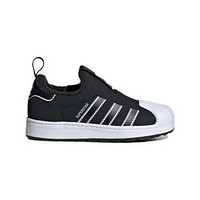 adidas ORIGINALS SUPERSTAR 360 WTR C 男童休闲运动鞋 EG3362 黑色/亮白 33码