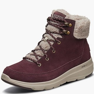 SKECHERS 斯凯奇 女士高筒雪地靴 16677