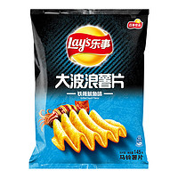 Lay‘s 乐事 大波浪 薯片 铁板鱿鱼味 145g