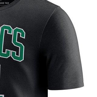 NIKE 耐克 DRI-FIT NBA 波士顿凯尔特人队 男子运动T恤 870761-019 黑色 L