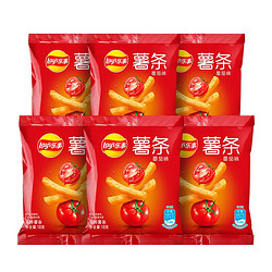 Lay's 乐事 薯条Lay's 番茄味18gx6包  休闲零食 真脆薯条