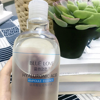 蓝色之恋 BLUE LOVE 500ml*2玻尿酸爽肤水补水保湿化妆水  500ml*2