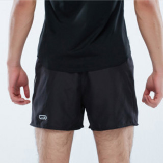 DECATHLON 迪卡侬 RUN DAY EKIDEN SHORTS 男子运动短裤 8238572 黑色 L