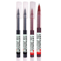 Snowhite 白雪 T15 拔帽中性笔 混色（10黑10红） 0.5mm 20支装