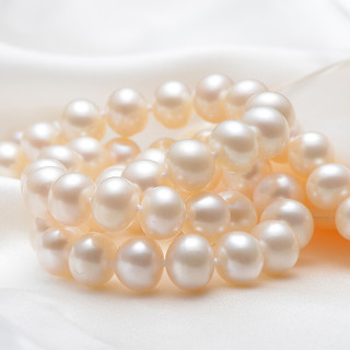 gN pearl 京润珍珠 芳华925银珍珠项链 50cm 8-9mm 插棒扣款