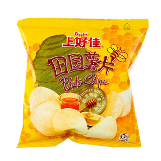 Oishi 上好佳 田园薯片 丝滑蜂蜜黄油味 16g*25袋