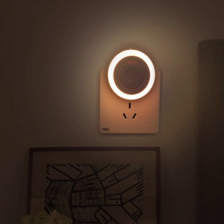 NVC Lighting 雷士照明 LED圆形小夜灯 暖黄光 开关款