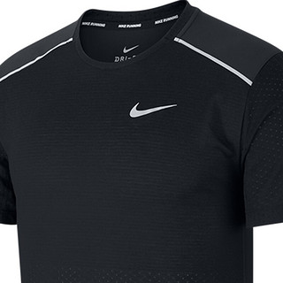 NIKE 耐克 RISE 365 男子运动T恤 BV4693-010 黑色 M