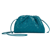 BOTTEGA VENETA 葆蝶家 POUCH系列 女士迷你手拿包 585852VCPP13118 野鸭绿