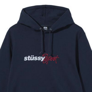 Stüssy 男士连帽卫衣 118445XH 深蓝色 XL