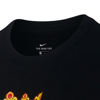 NIKE 耐克 DRI-FIT LEBRON 男子运动T恤 BV8316-010 黑色 S