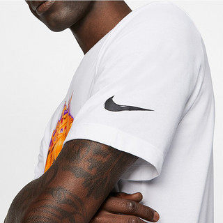 NIKE 耐克 DRI-FIT LEBRON 男子运动T恤 BV8316-100 白色 M