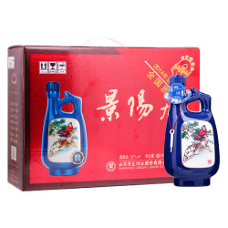 景芝32度浓香型白酒景阳春如意500ml4瓶礼盒装山东年货送礼自饮收藏