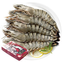 周三购食惠：万景 活冻黑虎虾（特大号）800g/盒13-15只