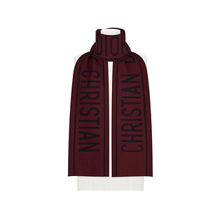 dior 迪奥 christian dior 女士羊毛围巾 01dsi354i103_c339 酒红色