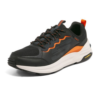 Skechers斯凯奇官方男士运动鞋男跑步鞋休闲鞋子2021秋季舒适透气鞋 237203/BKMT 43