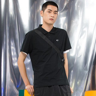 SAIQI 赛琪 男子运动T恤 110765 黑色 XL